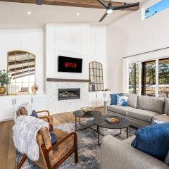 The Pines of Valle Grande Hot Tub Fireplace