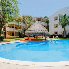 Private balcony I Gated Playacar I Pool On Site!