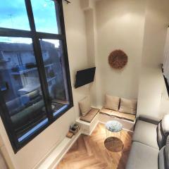 35m2, luminous loft close to the beach