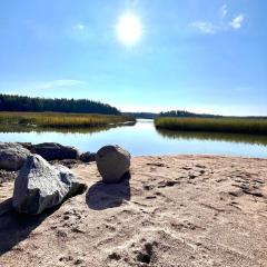 New Seaside Villa with Beach Sauna and Panoramic Views