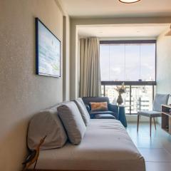 Apartamento com Vista 3min da praia