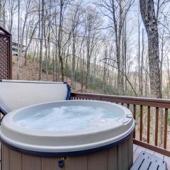 Creek On-Site! Cabin 7 Mi to Cataloochee Ski Area