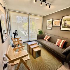 Inmejorable ubicación Metro Santa Ana, departamento nuevo