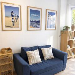 Appartement deux pièces élégant avec Vue sur Parc - Plage & Centre-Ville à Pied