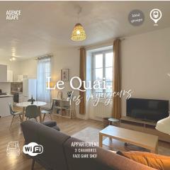 Le Quai des voyageurs - Séjour lumineux face gare