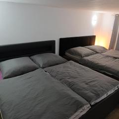 100 qm Apartment,WLAN, TV free Parking,24 h check-in, ,full kitchen,Untergeschoss ,