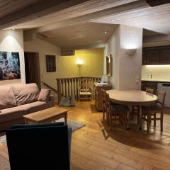 Appartement 71m2 près de Megève, à 200m télécabine la Princesse, local à ski, 2 chambres, parking couvert