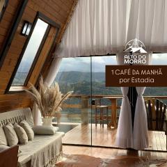 Chales alto do morro 1, conforto e vista privilegiada