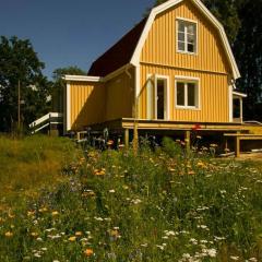 Classic Swedish Wooden House Near Sea And Forest