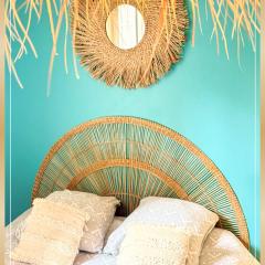 Studio Boho-Chic en hyper-centre de Moulins au calme, confort, Wifi rapide, Parking en face, Arrivée autonome