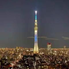 THE東京和風貸切旅館 近スカイツリー浅草上野銀座ディズニー 空港直通駅0分 86インチ映画TV室 高速光Wifi 長期割引 八広N202