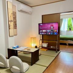 NIDO Tsuruhashi Station Apartment Japanese Style Cottage Near Korean Commercial Street Hot Spring Bath Direct to Namba Shinsaibashi Dotonbori Kintetsu Direct to Nara