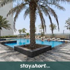 StayShort - Tranquil 1BR in Dubai South - Perfect for 2