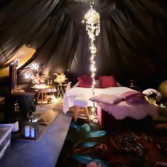 Glamping in - luxury tent