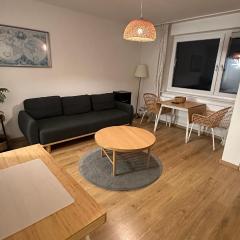 FeWo am Deich 3, zentral mit Flussblick, Balkon und Aufzug