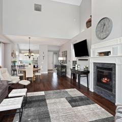 Village 62 with Firepit on Backyard