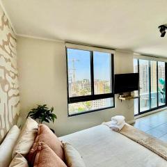 Hermoso depto estudio frente a Mall Plaza Egaña