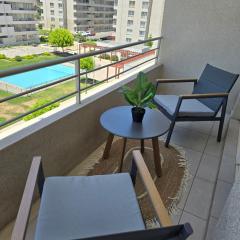 Confor y seguridad Departamento amplio con AIRE acondicionado Parcking y Wifi