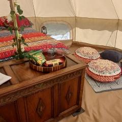The Tawny Bell Tent Experience at Owl Barn Escapes