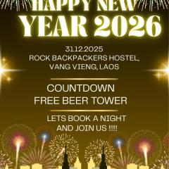 Vangvieng Rock Backpacker Rooftop Hostel