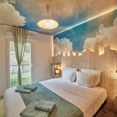 3p - 70m2 CAPUCINE au calme avec jardins