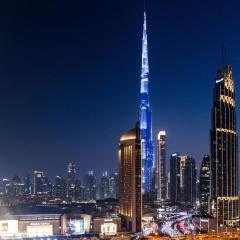 Wonderful Burj Khalifa Views - Peaceful 2BDR with Dubai Mall Connection