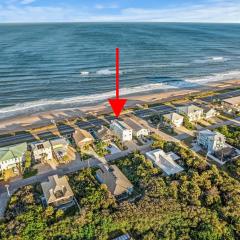 Coastal Home Retreat with Rooftop Deck/Private Beachfront Deck-Steps to the Beach