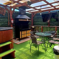 Casa Quincho y Tinaja caliente en Parcela Completa