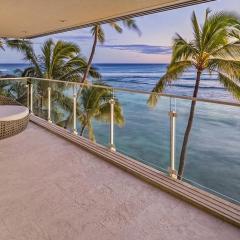 Oceanfront Corner Residence with Sunset Views