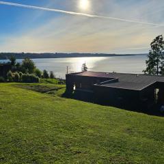 Lago Ranco, cabaña orilla de lago