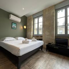 Studio Lumineux avec Clim pour 2 personnes