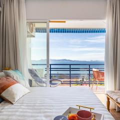 The Manga Beach Sea view Studio, Sandy beach & Crystal clear water, 5G Wifi & Airco