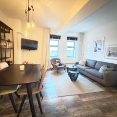 Historischer Ohlerich Speicher Wismar Apartment 18 mit Hafenblick- 2 Bäder - UNESCO Weltkulturerbe