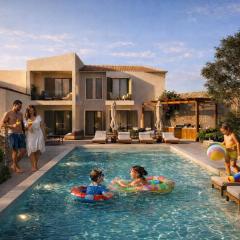 Perfect for Families n Groups - 5BR Villa with Pool, Fire Pit, Sports Courts