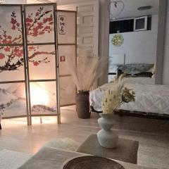 Basement studio in hosts house with private terrace and BBQ Ideal for The camino