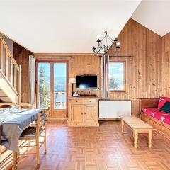 Duplex spacieux avec balcon et vue montagnes à La Toussuire - FR-1-267-334