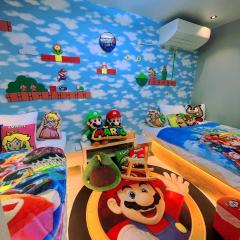 SMILE HOUSE close to USJ Mario Kidsroom high class kitchen bath easy to Kobe Nara 10mins to downtown by train up to 6ppl