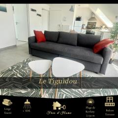 Le Tiguidou, Cosy, lumineux, 2-6 pers, plage 300m