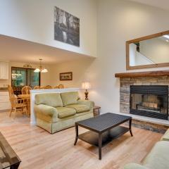 Deck and Fire Pit Pocono Lake Home Near Skiing!