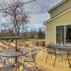 2 Mi to KU Campus Group Getaway with Patio and Garden