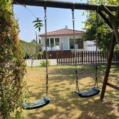 Porta da Seca casa con jardín y asador Rías Baixas