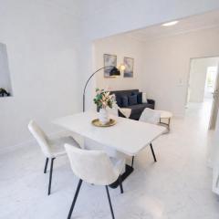 Modern apartment with living room and bedroom