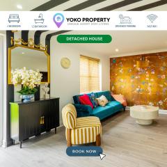 Keaton House - Close to City Centre - Free Parking, Spacious Garden, Fast Wifi and Smart TV by Yoko Property