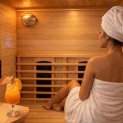 Luxus City Apartment Sauna Balkon Küche Zentral