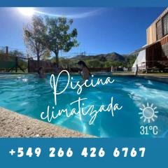 Cabañas en Koslay Ñalala Ivoqué con piscina climatizada en épocas cálidas