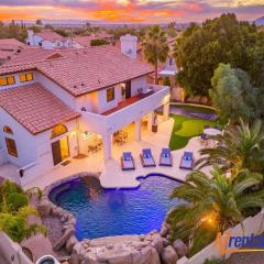 Spectacular Golf Course Front Estate Heated Pool Spa Game Room