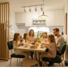 Special Offer,3 minutes to Airport Bus, 3 Bedrooms, 4 Beds, Accommodates up to 7 Guests, Near Hongje Waterfall