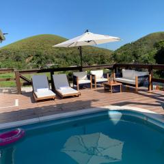 Casa Blanca - Casa na Serra com piscina , sauna e pesca