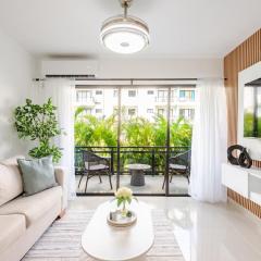 Modern 2BR Pools, Cabanas, in Downtown Punta Cana