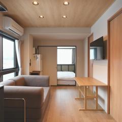 AURA YUZAWA Apartment Hotel - 1Bedroom Apartment with Living Dining Kitchen Sleeps 2 to 4, Bedroom with 2-Double Bed, Living Room with 1-Sofa Bed